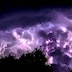 Purple lightning